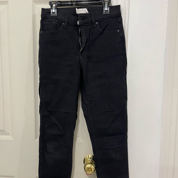 TopShop Black straight jeans - Picture 1 of 1